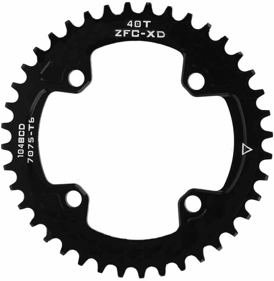 Broco Tarcza łańcuchowa 104 BCD 40T – zębatka rowerowa do korby, czarna
