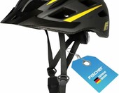 Fischer Urban Montis – kask rowerowy miejski, czarno-żółty, S/M – zdjęcie 1