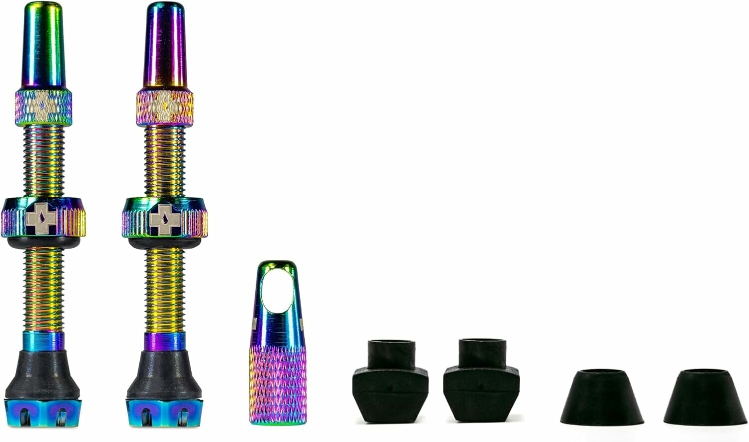 Muc-Off Zawory bezdętkowe Presta 44 mm – para, opalizujące