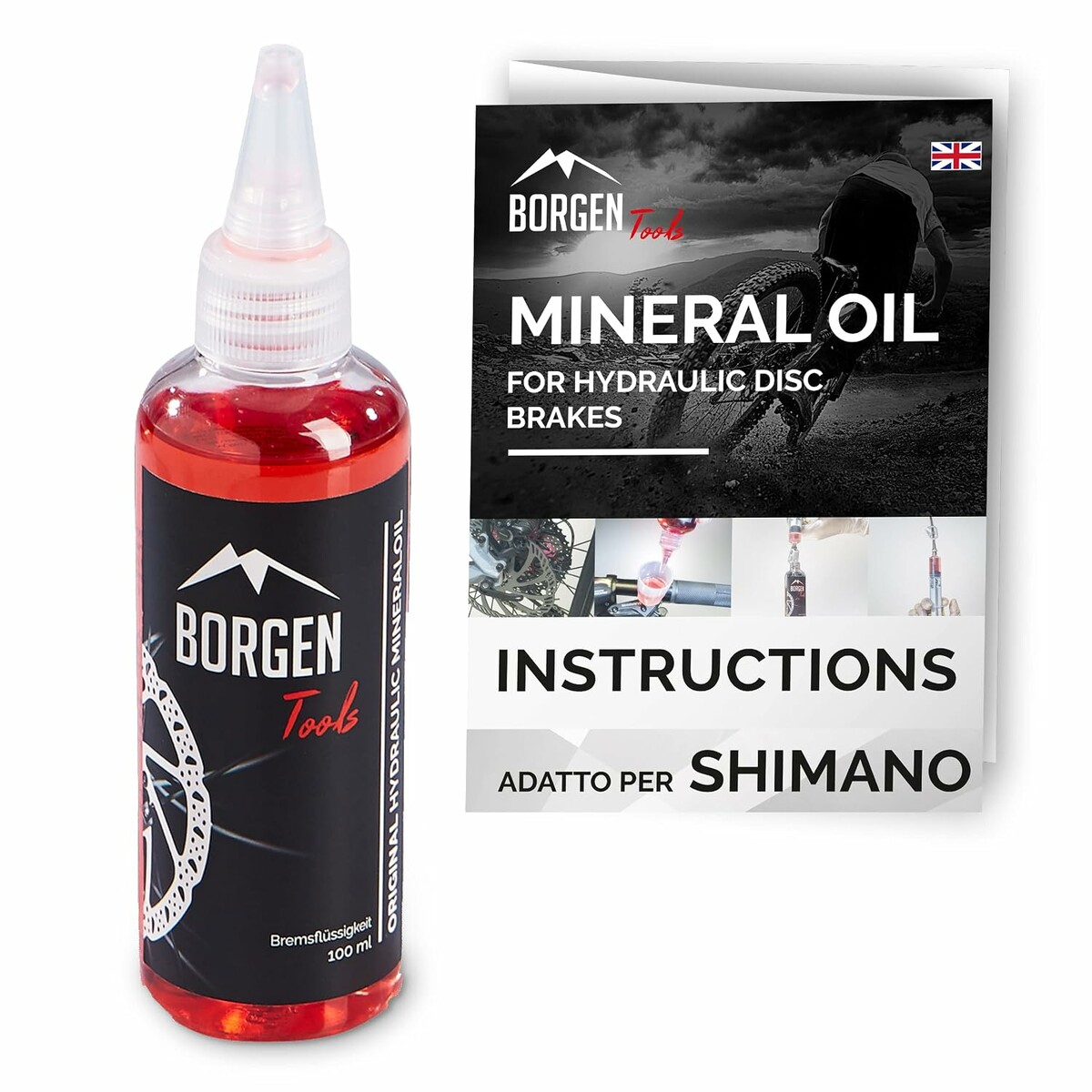 Borgen olej mineralny do hamulców tarczowych Shimano 100 ml