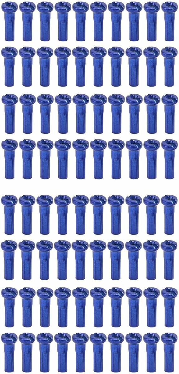 Dilwe nyple do szprych rowerowych 14G, 14 mm – komplet 80 sztuk