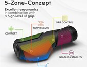 Wittkop ERGO - ergonomiczne chwyty rowerowe na kierownicę, czarne – zdjęcie 3