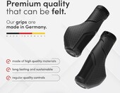 Wittkop ERGO - ergonomiczne chwyty rowerowe na kierownicę, czarne – zdjęcie 5