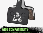 Zacro - ceramiczne klocki hamulcowe do rowerów tarczowych, 4 pary – zdjęcie 2