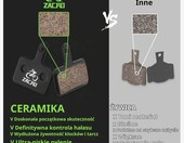 Zacro - ceramiczne klocki hamulcowe do rowerów tarczowych, 4 pary – zdjęcie 3
