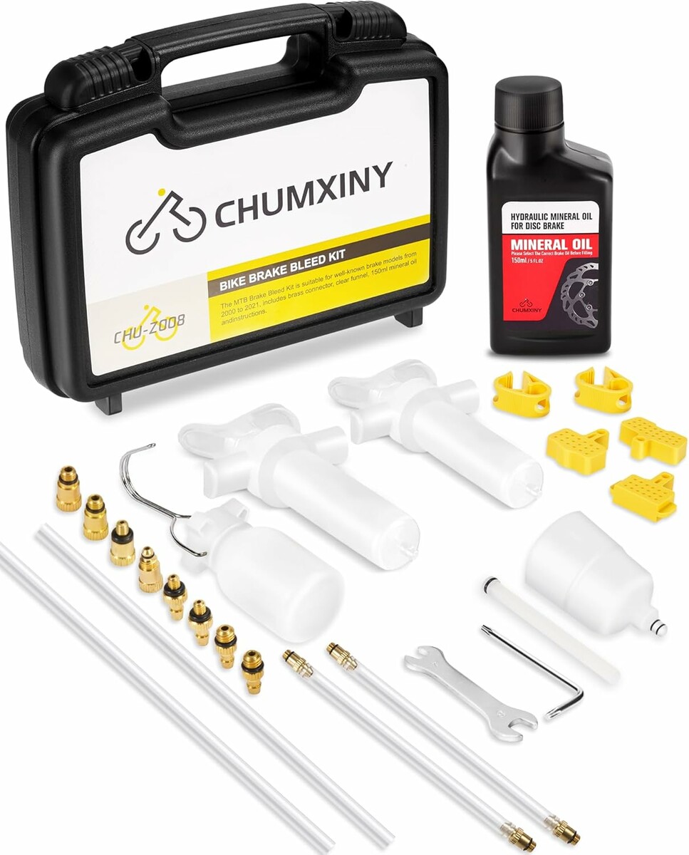 CHUMXINY zestaw do odpowietrzania hydraulicznych hamulców tarczowych – Shimano, Tektro, TRP