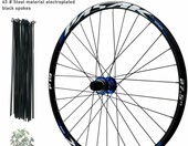 KUNYOS zestaw kół rowerowych 26 cali – hamulec tarczowy, aluminium – zdjęcie 3
