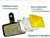 Foanlerck okładziny hamulcowe rowerowe do Shimano – 4 pary, żywica półmetaliczna – zdjęcie 2