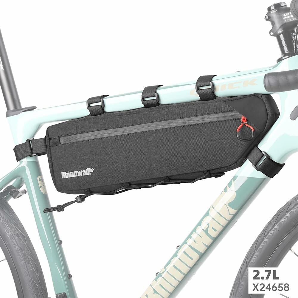 Rhinowalk - wodoodporna torebka trójkątna na ramę roweru 2,7 l