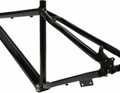 GXCHEN Rama rowerowa aluminiowa 26 cali – do roweru górskiego, czarna – zdjęcie 2