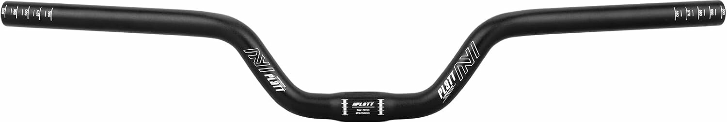 PLATT kierownica rowerowa MTB 25,4 mm – aluminiowa, podniesiona 70 mm