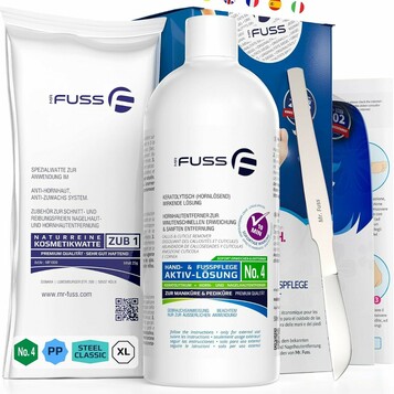 Mr. Fuss Plus Pack nr 4 - zestaw do usuwania zrogowaciałego naskórka stóp