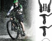 UOCAI zestaw hamulców rowerowych V-Brake – przód i tył, aluminium – zdjęcie 2