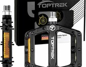 toptrek Pedały platformowe nylonowe 9/16 – z odblaskami, para – zdjęcie 1