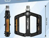 toptrek Pedały platformowe nylonowe 9/16 – z odblaskami, para – zdjęcie 3