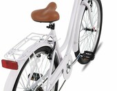 Hiland Beach Cruiser 26 cali - rower cruiser z koszem, fioletowy – zdjęcie 2