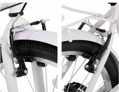 Hiland Beach Cruiser 26 cali - rower cruiser z koszem, fioletowy – zdjęcie 5