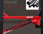 Wmmner Fatbike 26x4.0 - rower z grubymi oponami, 27 biegów, biały – zdjęcie 3