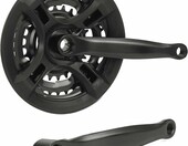 Durlo korba rowerowa zamienna 24-34-42T – stal węglowa, z osłoną łańcucha – zdjęcie 3
