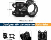 toptrek Mostek rowerowy ahead 31,8 mm 35 mm – aluminiowy wspornik kierownicy – zdjęcie 2