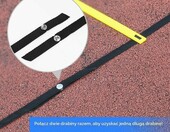 GHB – drabinka koordynacyjna treningowa 6 m, żółta – zdjęcie 5