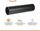 Amazon Basics – wałek do masażu 60 cm, czarny – zdjęcie 2