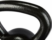 Amazon Basics Kettlebell żeliwny 16 kg - hantla kulowa czarna – zdjęcie 2