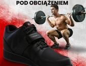 Nordic Lifting Megin - buty na siłownię do podnoszenia ciężarów, czarne – zdjęcie 4