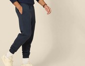 Amazon Essentials – spodnie dresowe joggery, granatowe – zdjęcie 3