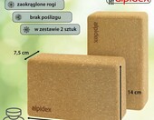 ALPIDEX – klocki do jogi z korka, zestaw 2 szt. – zdjęcie 2