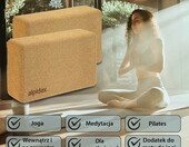 ALPIDEX – klocki do jogi z korka, zestaw 2 szt. – zdjęcie 4