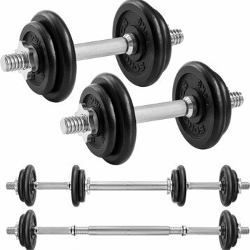 Komplet hantli regulowanych 2x10 kg SONGMICS, stan: nowy