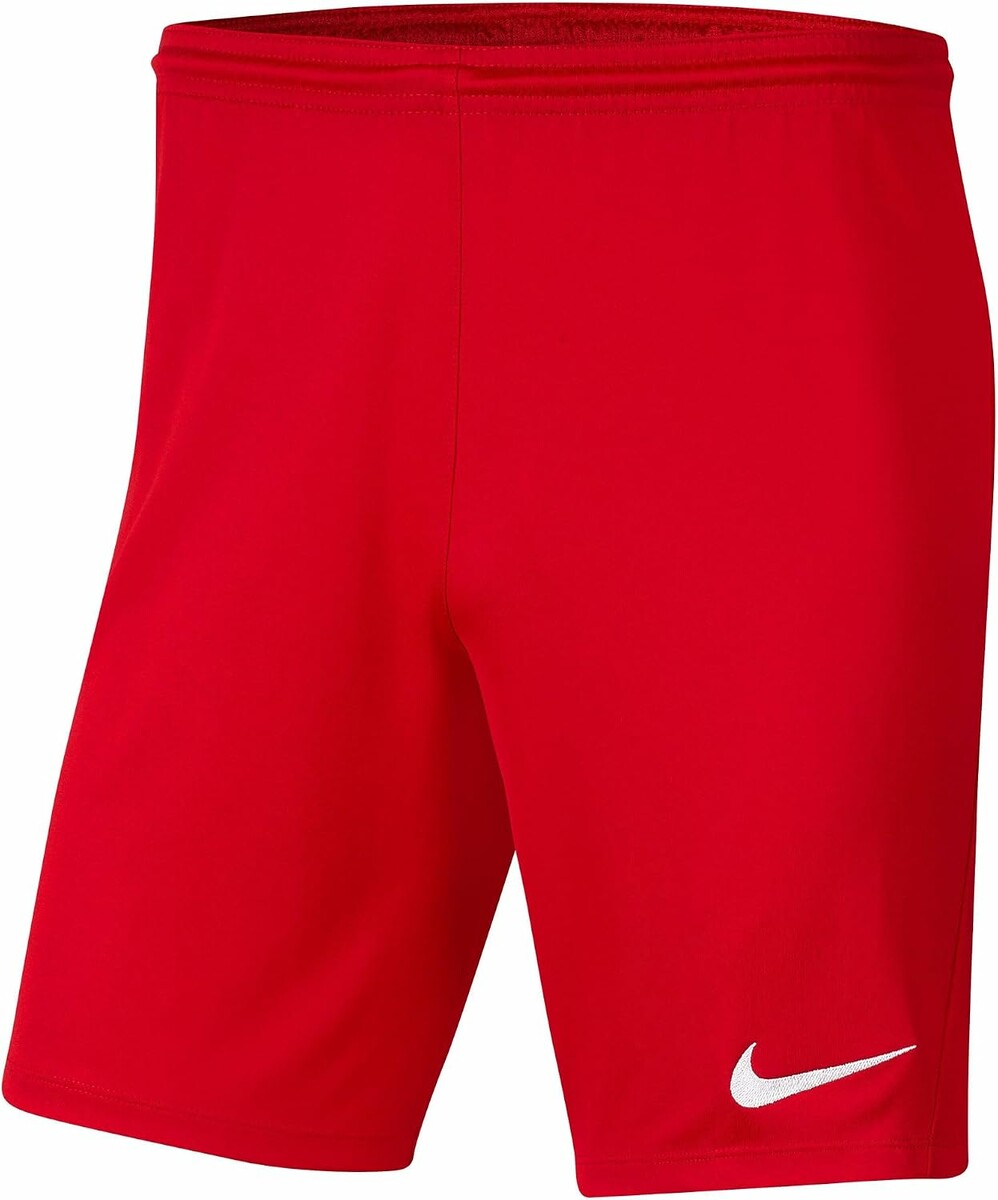 Nike Dry Park III – spodenki sportowe męskie, czerwone