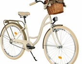 Milord Bikes 28 cali - rower miejski holenderski, damski, kremowo-brązowy – zdjęcie 1