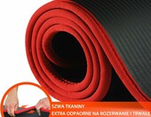DH FitLife – mata treningowa fitness 183x61 cm, czarna – zdjęcie 2