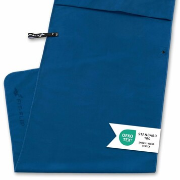 Fit-Flip ręcznik treningowy z mikrofibry 130x48 cm, granatowy