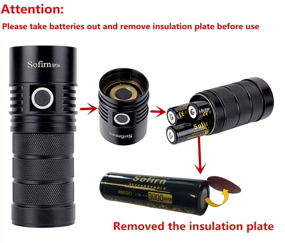 Latarka Sofirn BLF SP36 CREE 4xPL2 LED 6000LM