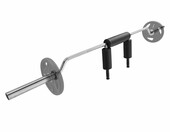 VEVOR Sztanga do przysiadów Safety Squat Bar 221 cm - drążek treningowy – zdjęcie 1