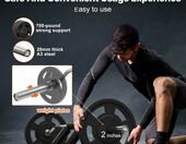VEVOR Sztanga do przysiadów Safety Squat Bar 221 cm - drążek treningowy – zdjęcie 4