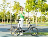 Chillaxx Urban 20 cali - rower składany, 6 biegów Shimano, czarny – zdjęcie 5