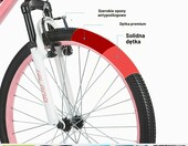 Hiland Climber 24 cale - rower dziecięcy MTB, 7 biegów, różowy – zdjęcie 4