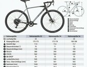 ATTABO Grado 2.0 - rower gravel aluminiowy, 10 biegów, szary – zdjęcie 2