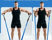 FitBeast – zestaw ekspanderów oporowych z akcesoriami – zdjęcie 3