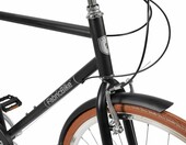 FabricBike Southken 28 cali - rower miejski w stylu retro, czarny – zdjęcie 4