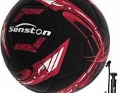 Senston Piłka nożna treningowa rozmiar 5 - piłka meczowa z pompką – zdjęcie 1