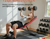 FLYBIRD Ławka treningowa składana z regulacją oparcia - ławka do siłowni – zdjęcie 2