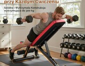 FLYBIRD Ławka treningowa składana z regulacją oparcia - ławka do siłowni – zdjęcie 5
