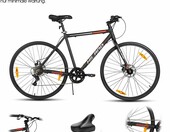 HILAND Clifford 28 cali - rower trekkingowy, 7 biegów, czarny – zdjęcie 2