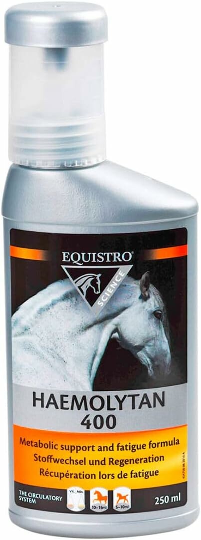Equistro Haemolytan 400 - płynny suplement dla koni 250 ml