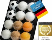 GOODS+GADGETS zestaw 12 piłeczek do piłkarzyków 35 mm, 6 rodzajów – zdjęcie 1